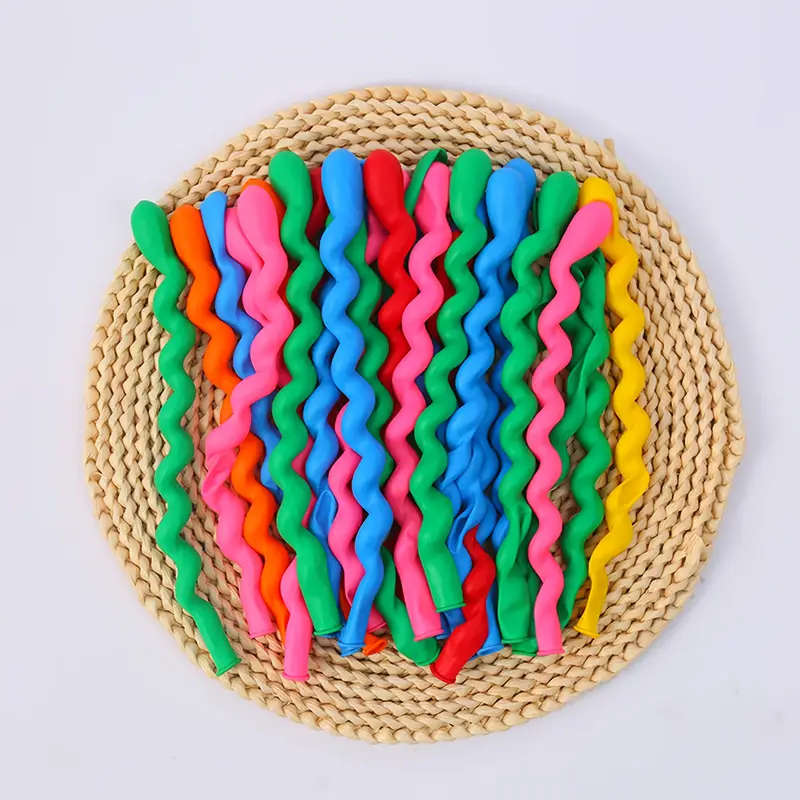 20pcs Twisted Spiral Latex Balloons
