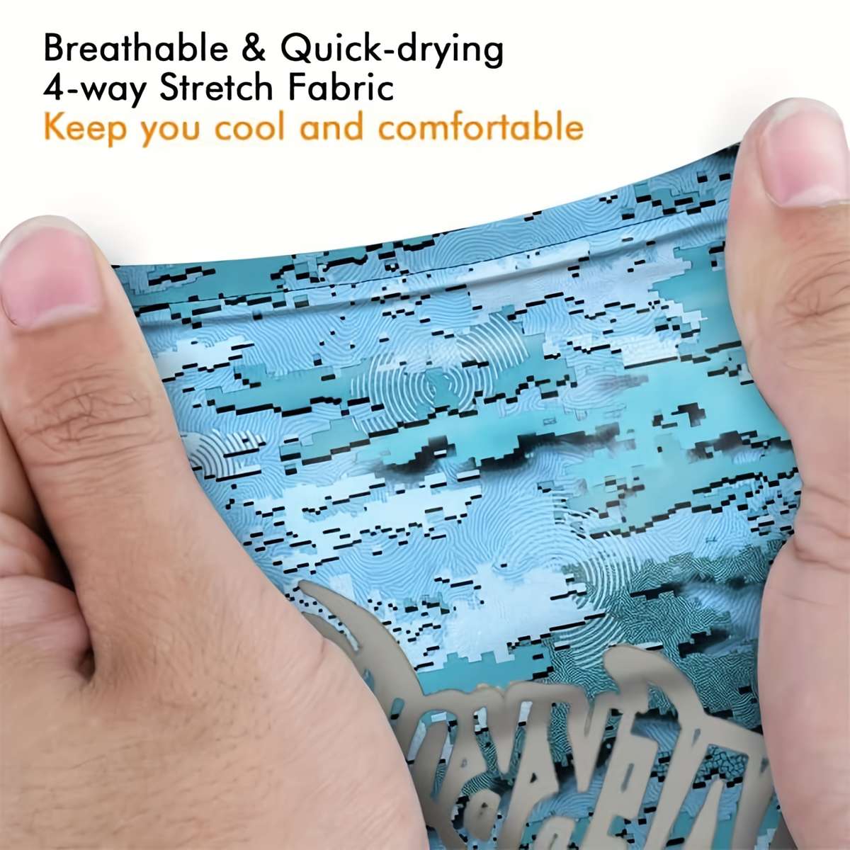 1 Pair Camo Gray Size M Outdoor Sports Gloves