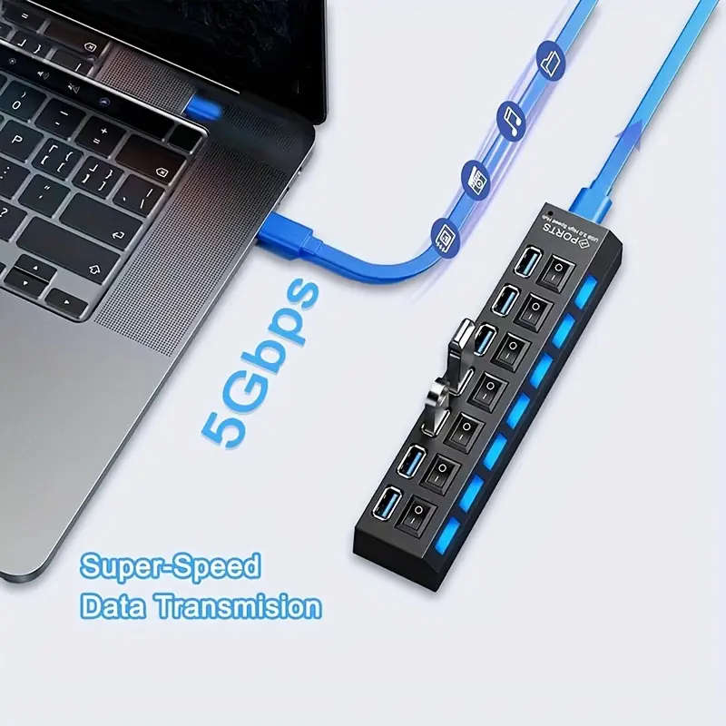 7-Port USB 3.0 Hub