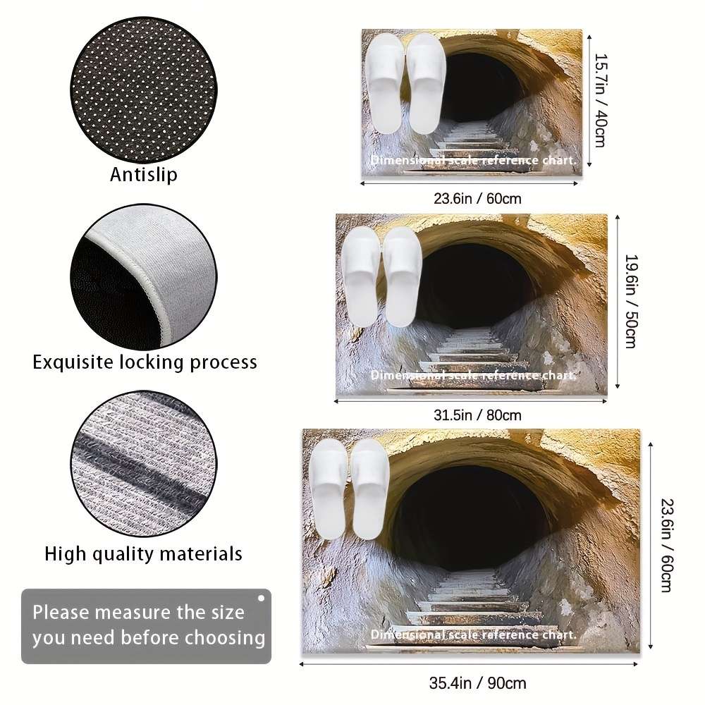 1Pc 60x90cm 23.6x35.4inch Floor Mat