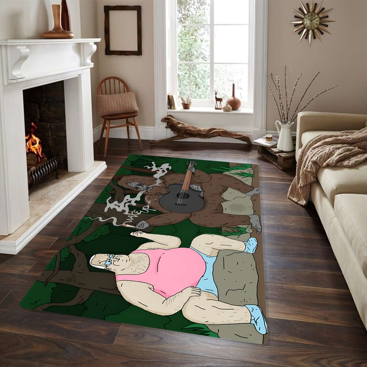 1Pc 23.6x35.4inch 60x90cm Floor Mat