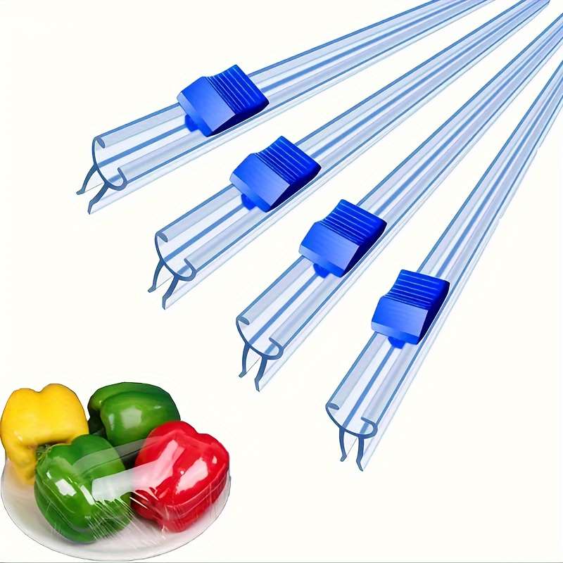 3pcs Multipurpose Plastic Wrap Dispenser with Slide Cutter Reusable Cling Film Foil Parchment