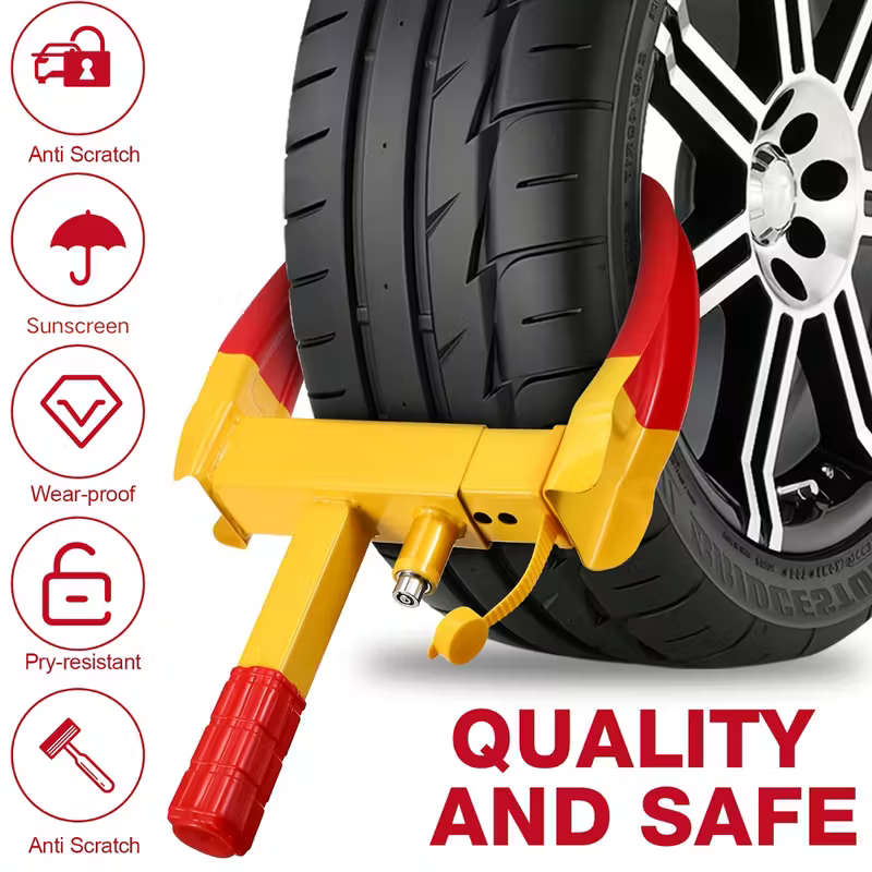 Secure Lock Car Wheel Clamp