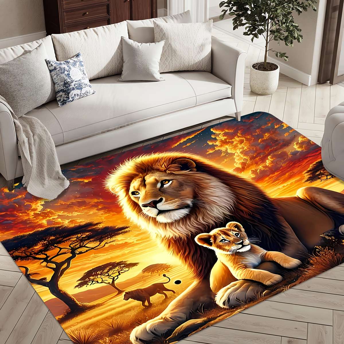 1Pc 60x90cm Floor Mat