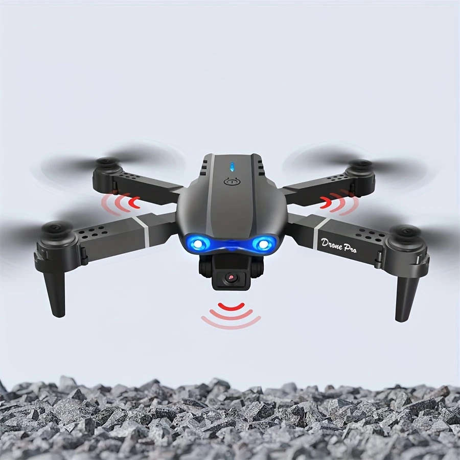 1pc E99 Foldable Drone with 1080P Camera Beginner-Friendly RC Drone USB Rechargeable Wireless Enable