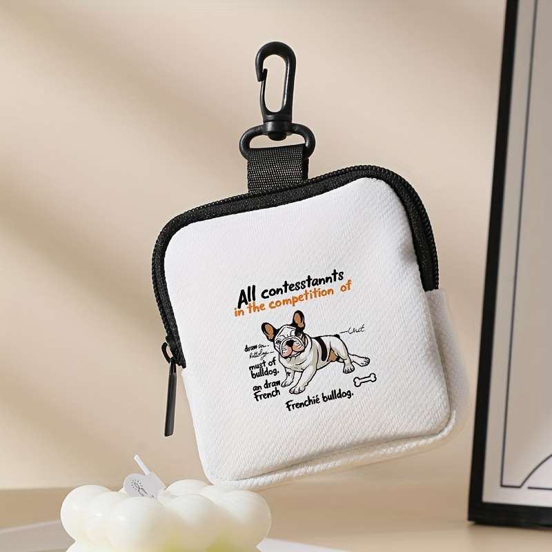Festive Dog Pattern Coin Wallet Large Capacity Multi-Functional And Perfect Gift Mixed Co