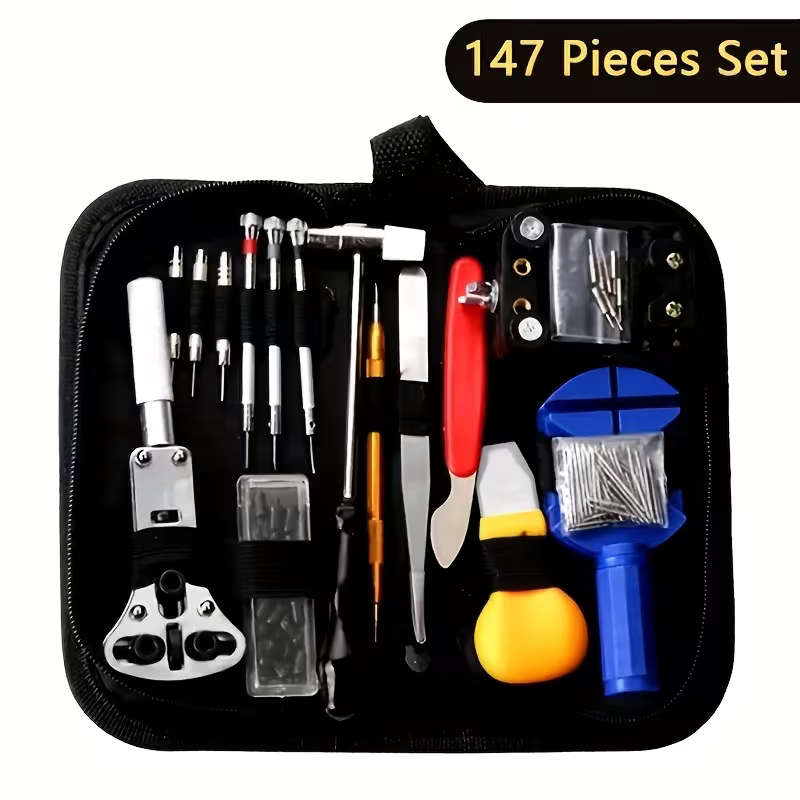 147pcs Complete Watch Repair Tool Kit