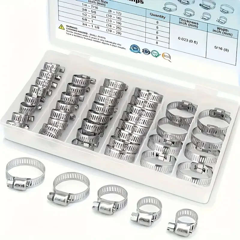 Stainless Steel Hose Clamp Set