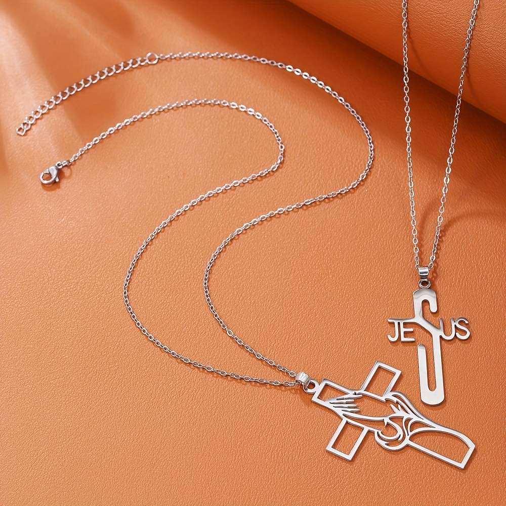 1 Piece 2 Jesus Theme Pendant