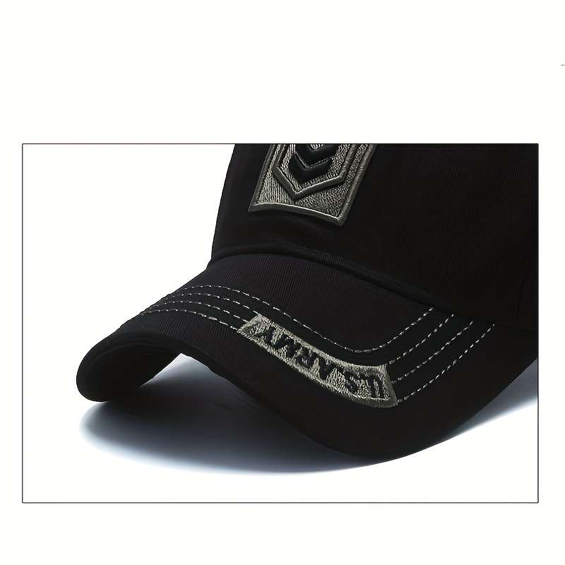 Men'S Baseball Cap with Camouflage and Star Emblem Perfect