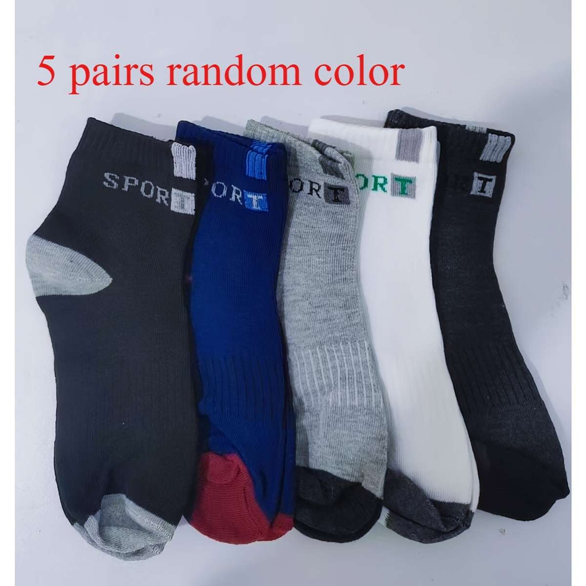 5Pairs Sock Color Mixing