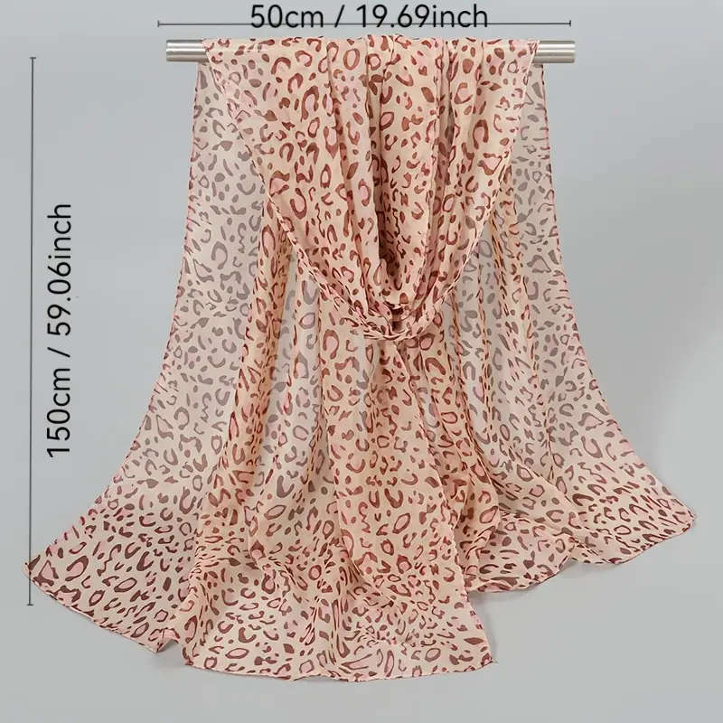 Bohemian Style Women'S Long Printed Scarf