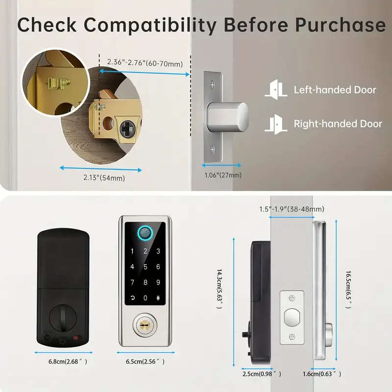 Smart Lock Fingerprint Door Lock