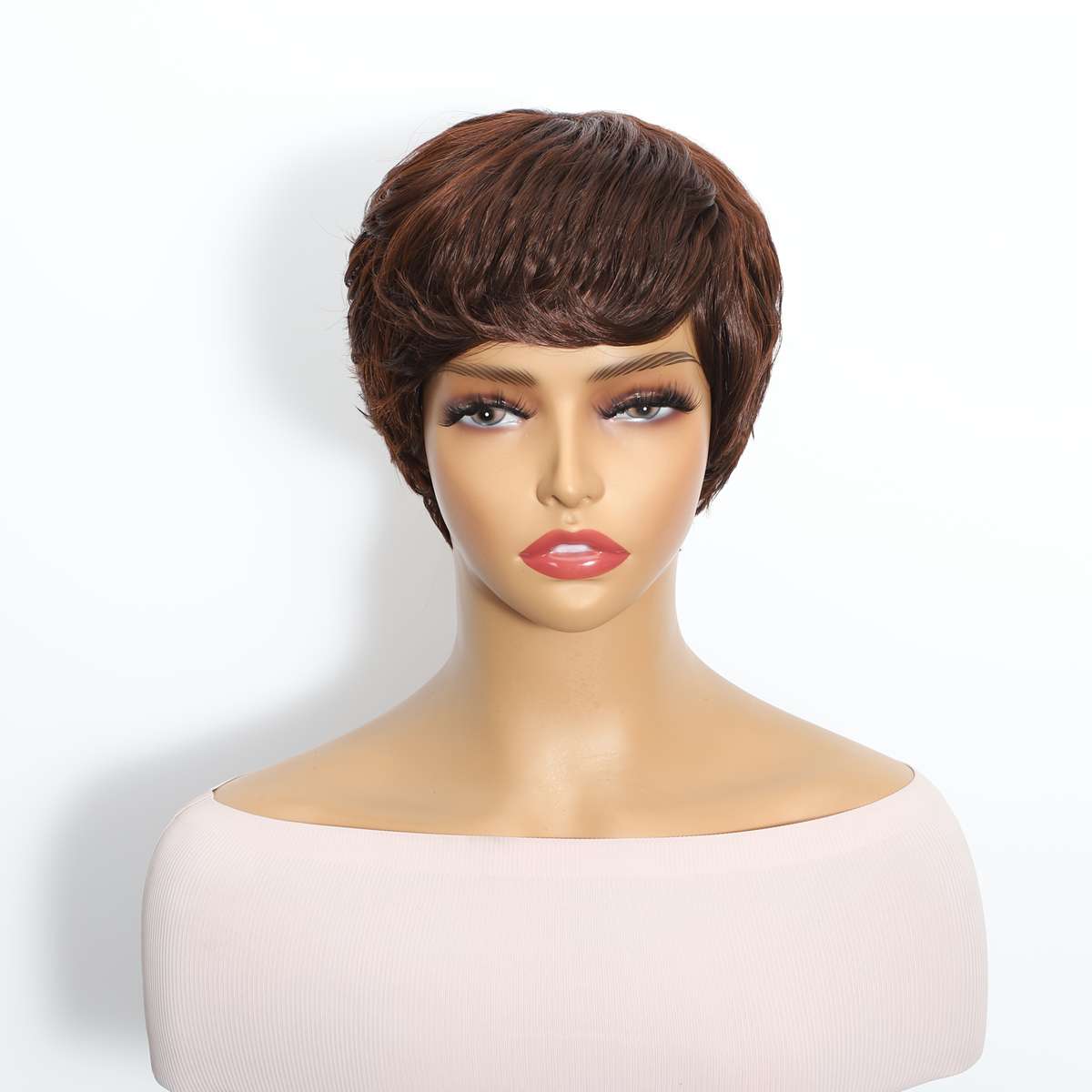 1Pc Black 10.16cm Fashion Design Wig