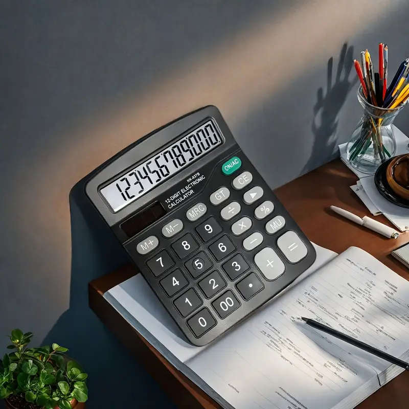 Professional Business Calculator With Large LCD Display