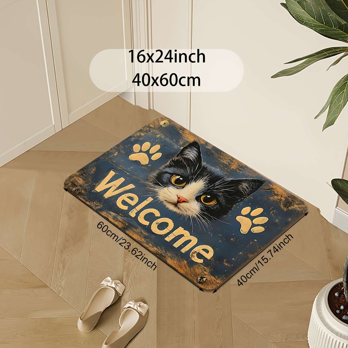 1Pc 40x60cm 15.75x23.62inch Floor Mat