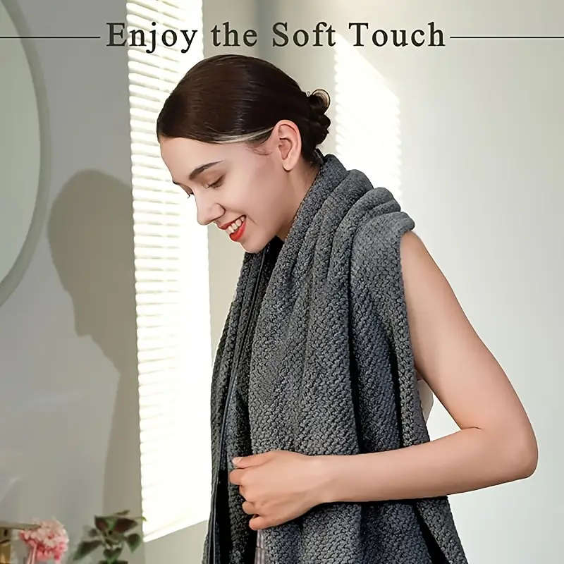 1-Pack Solid Color Bath Towel