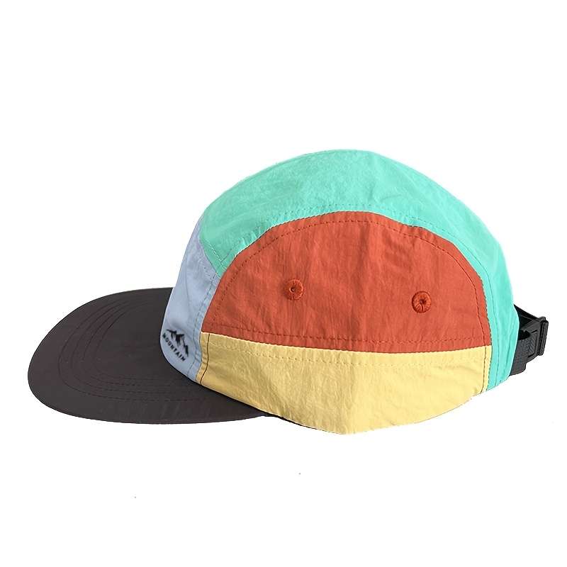 Comfortable And Breathable 5 Panel Hat Hiking Trail Running Hat Printed Pattern Snapback Baseba