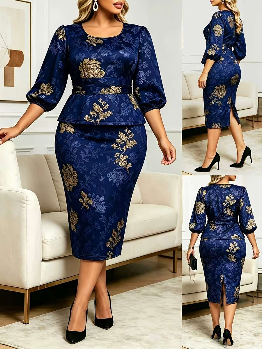 Women S Dress Color Blue Size 0Xl