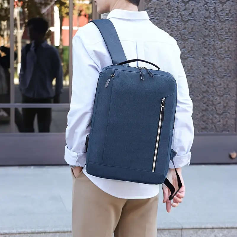 3pcs Set Stylish Nylon Travel Backpack with Adjustable Straps Large Capacity