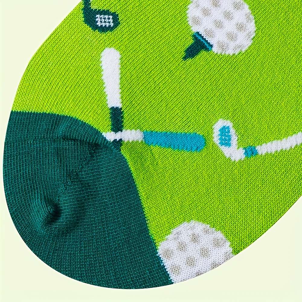1 Pair Of Green One Size Socks