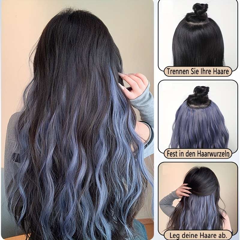 1Pc Raspberry Red 55.88cm Fashion Design Wig