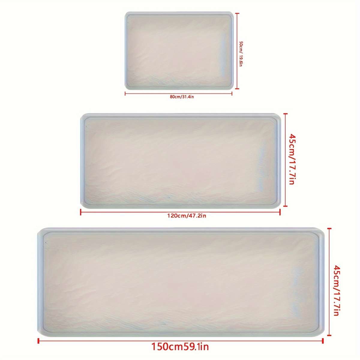1Pc 19.6x31.4inch 50x80cm Floor Mat