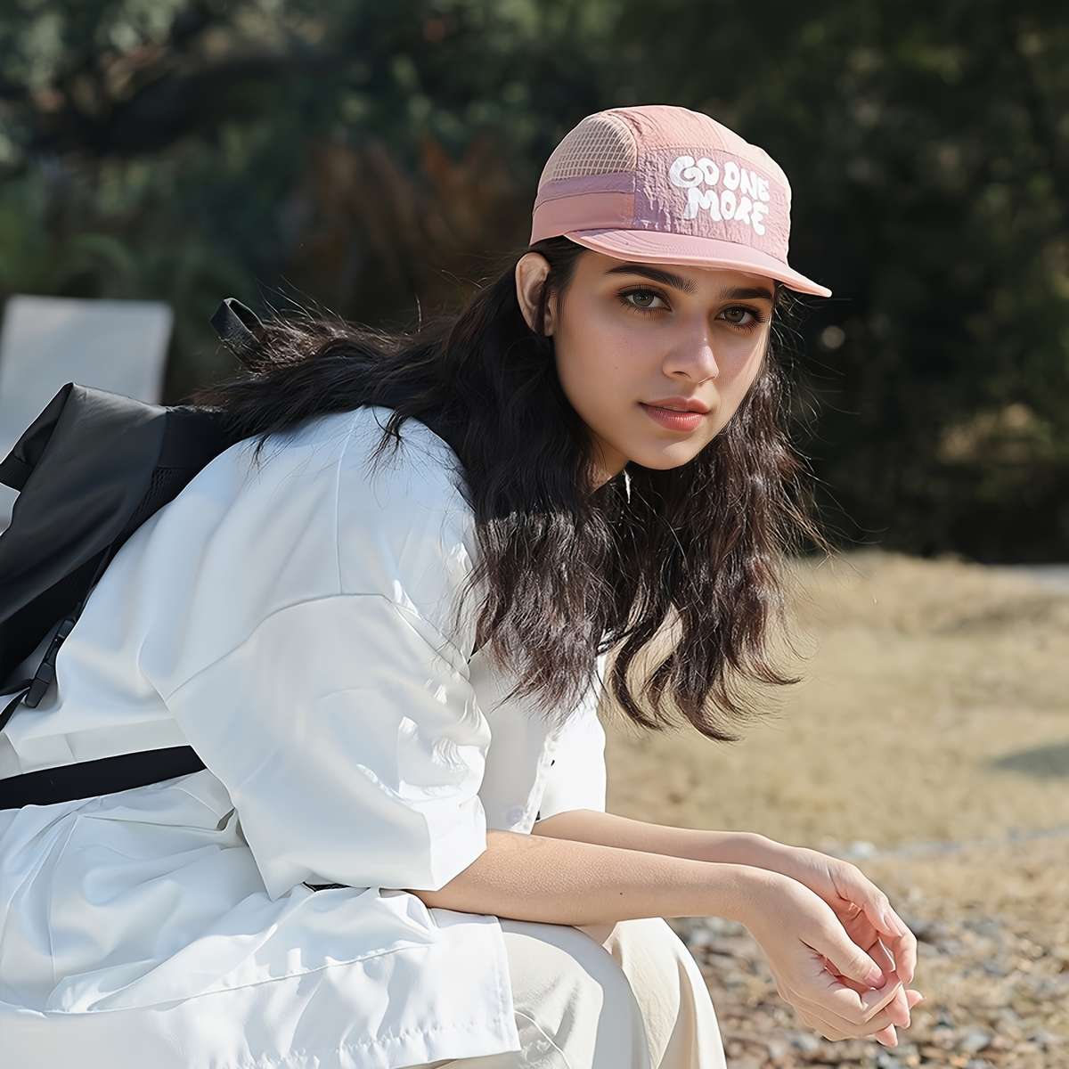 Breathable Mesh Baseball Cap Quick-Dry Sun-Protective With Adjustable Strap God One Ma