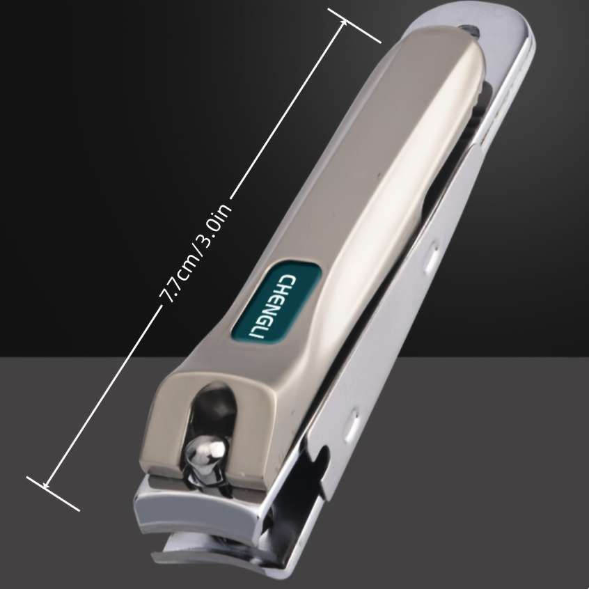 1-Pack Stainless Steel Nail Clippers Sharp Fingernail And Toenail Trimmer