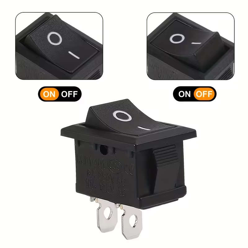 10pcs Mini ON And Off Rocker Switch