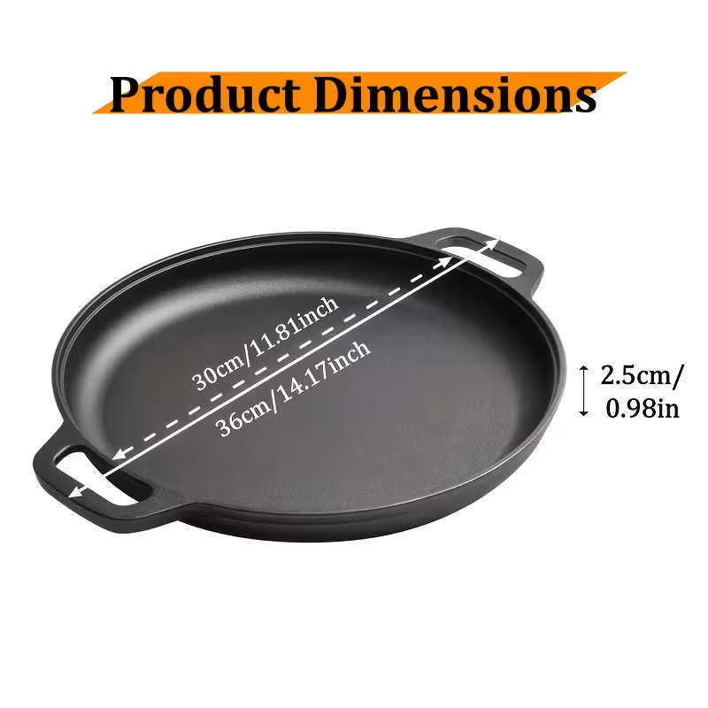 30cm Diameter Cast Iron Pot
