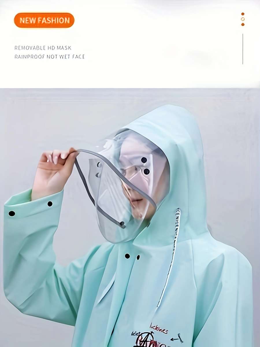 Raincoat Light Cyan Size L