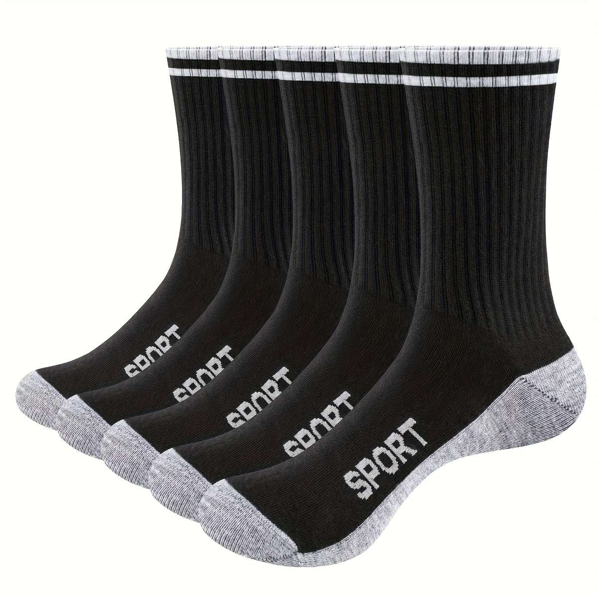 10 Pairs White High Elastic Socks