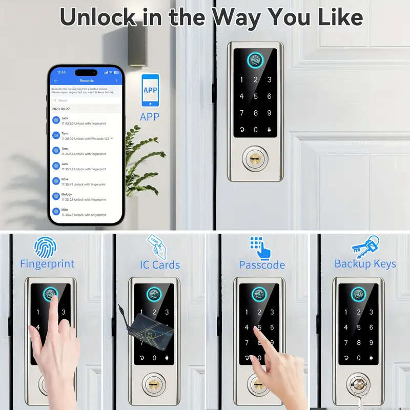 Smart Lock Fingerprint Door Lock
