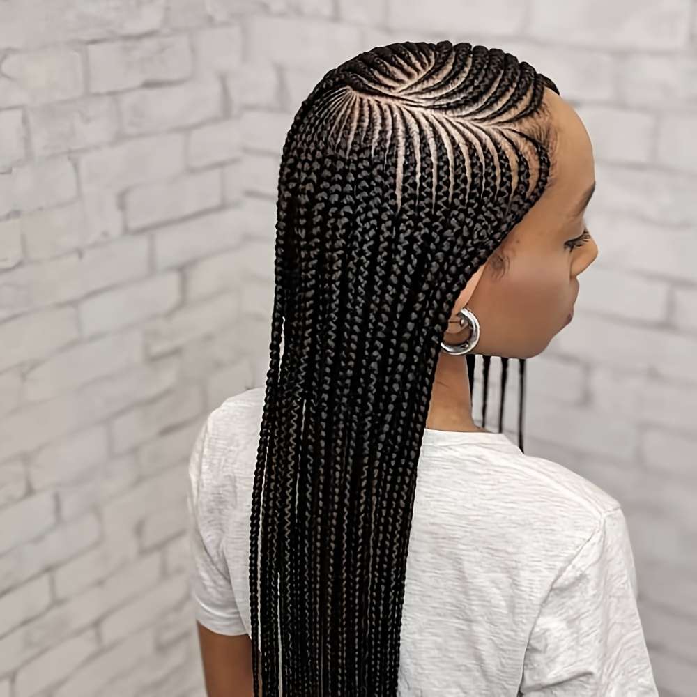 Black 86.36cm Fashion Design Wig