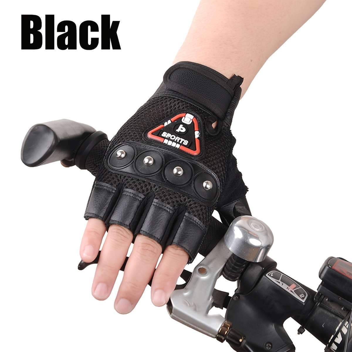 1 Pair Blue Outdoor Sports Gloves