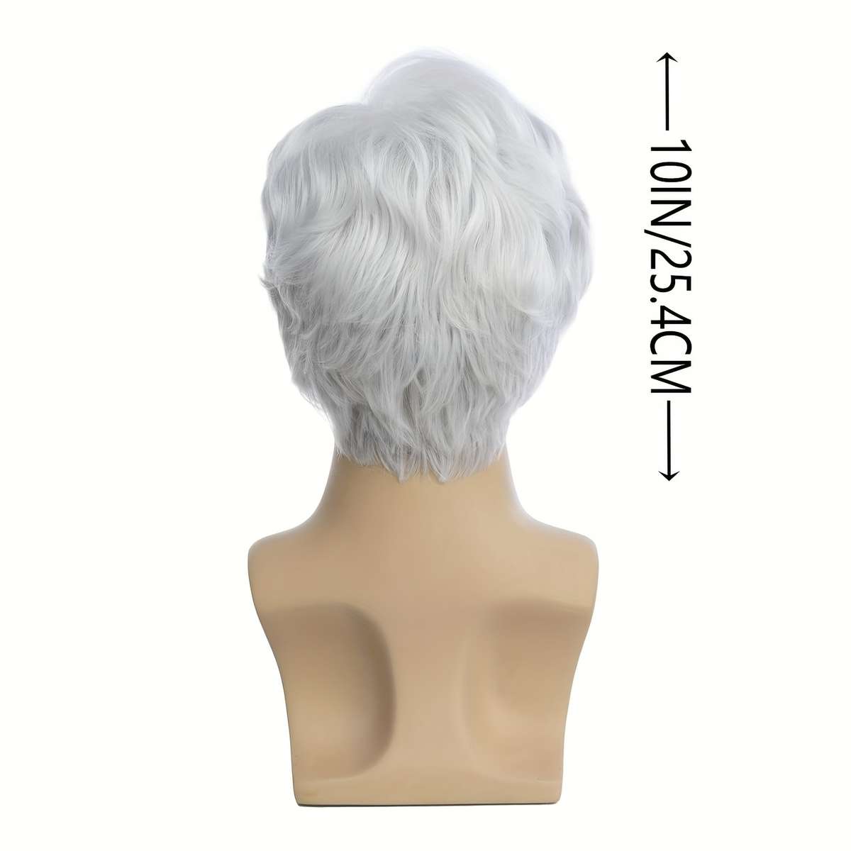 1Pc White Fashion Design Wig
