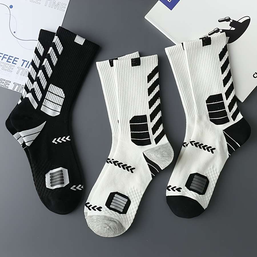 5 Pairs Of Mixed Colors High Elastic Socks