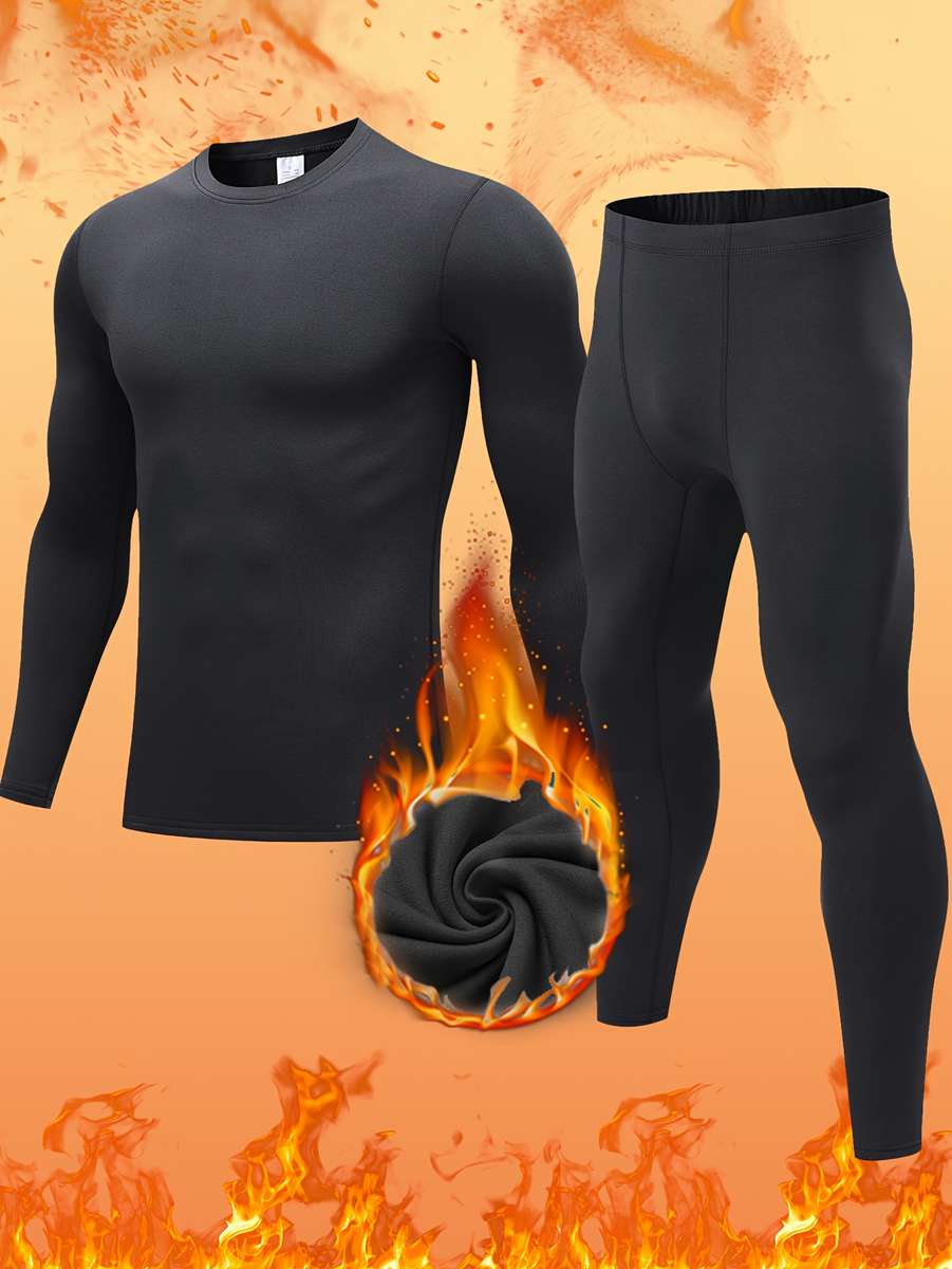 Thermal Underwear Color Black Sizes