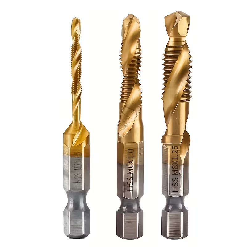 Heavy-Duty Drill and Tap Set - 3PC
