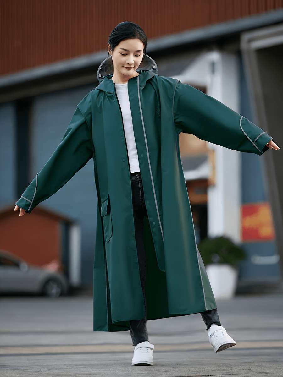 Raincoat Dark Green Size Asian M