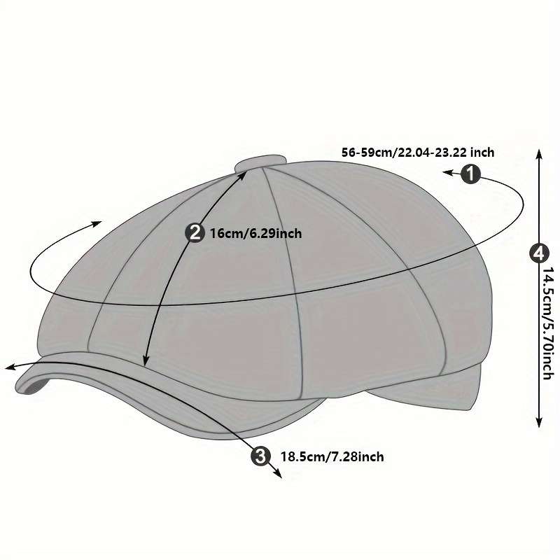 1pc Mixed Color Leisure Sports Cap Hand Washable Dry Clean Men's Woven Textile Sun Hat 1-Pack