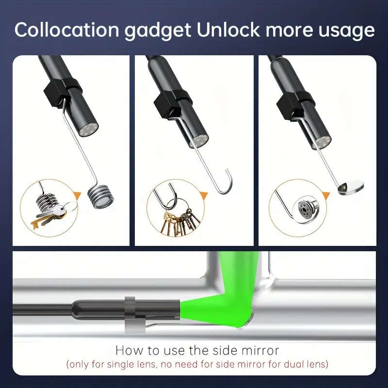 INSKAM 4.3" IPS LCD Screen Industrial 5M Endoscope