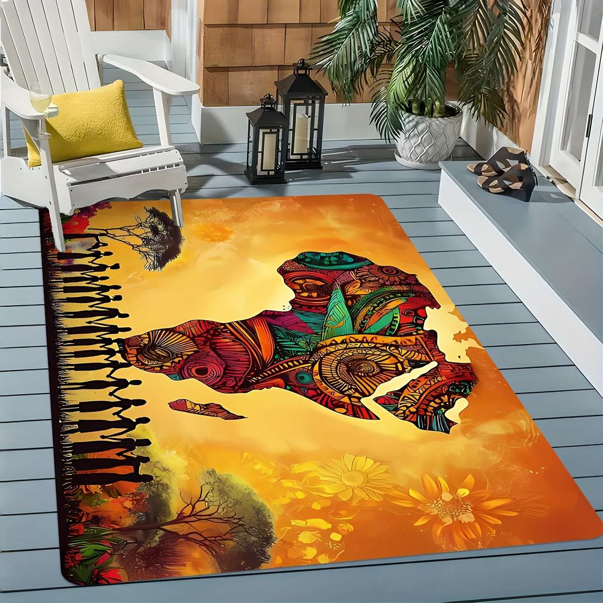 1Pc 60x90cm Floor Mat