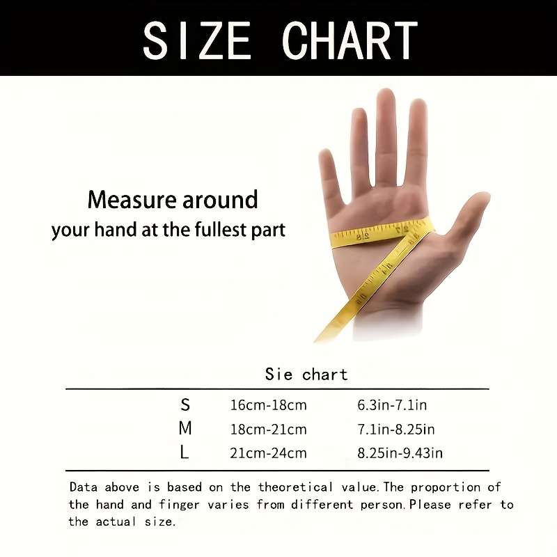 1 Pair White Size M Outdoor Sports Gloves