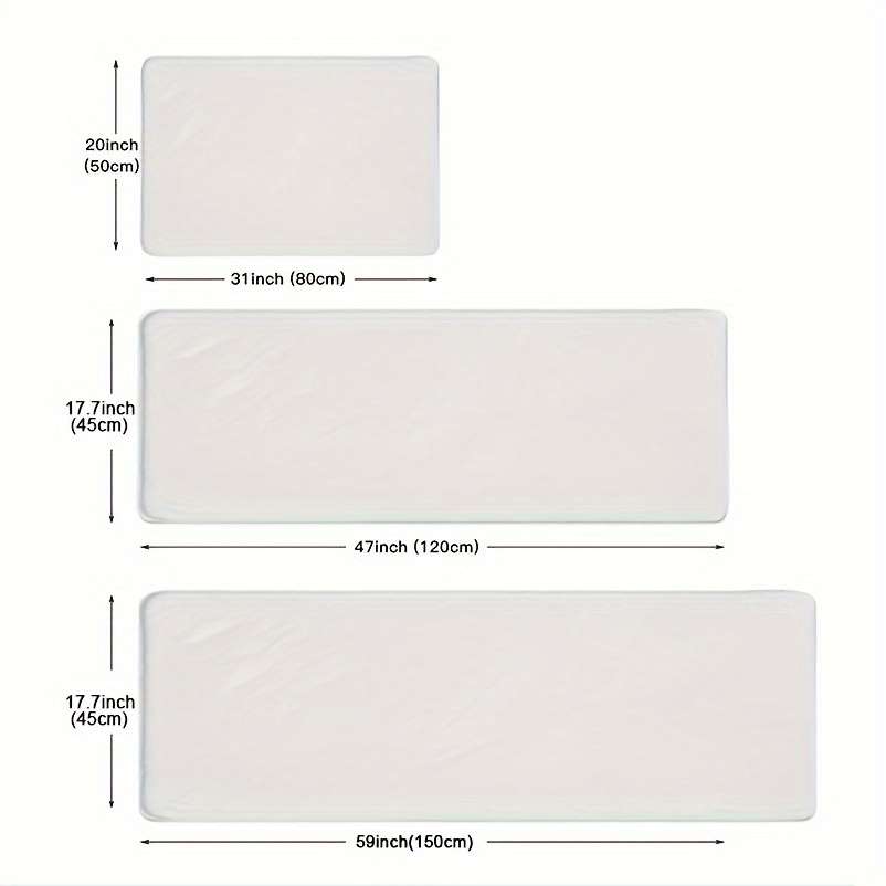 1Pc 19.6x31.5inch 50x80cm Floor Mat