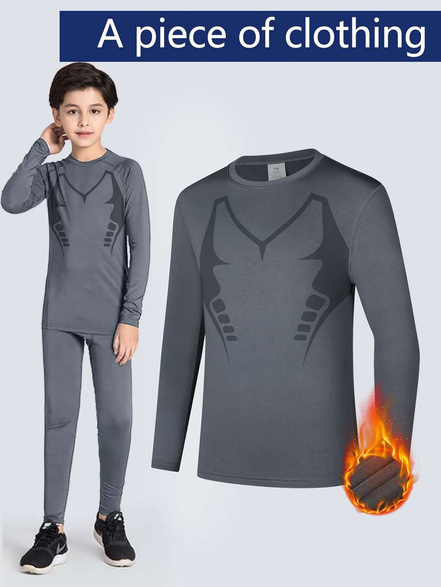 Thermal Underwear Color Dark Gray Size56Y