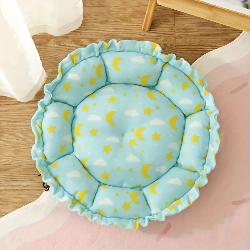 Comfy Pumpkin Themed Pet Bed Small Medium