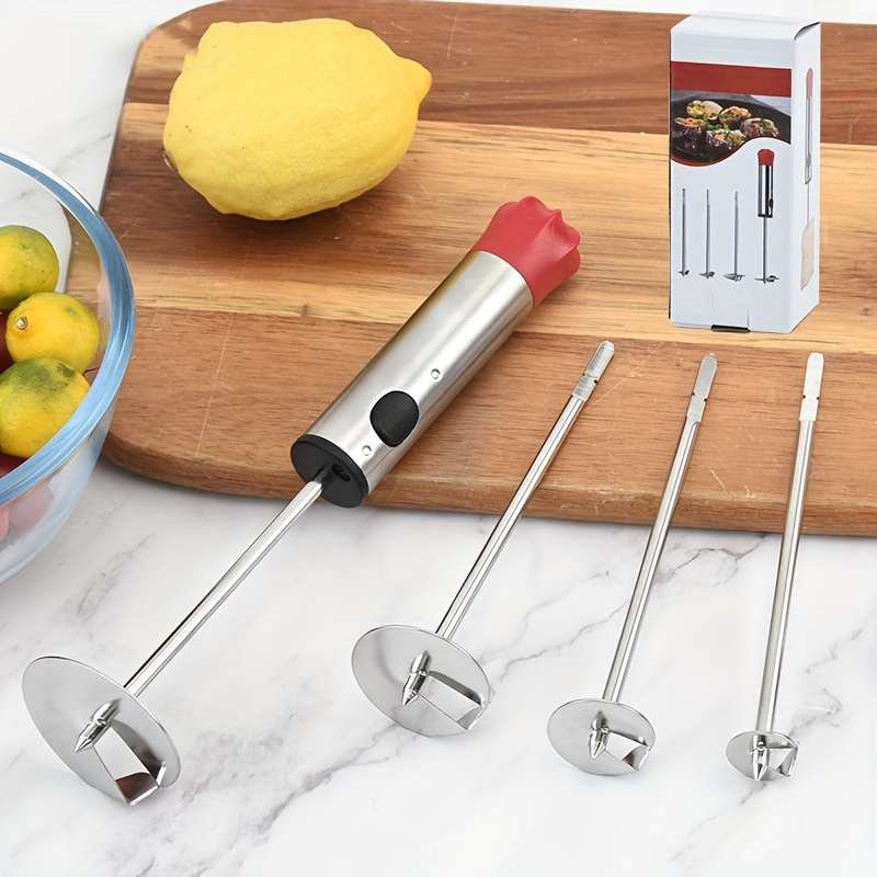 4pcs Stainless Steel Fruit Vegetable Corer Set Quick Peel Separate Core Tool for Kitchen
