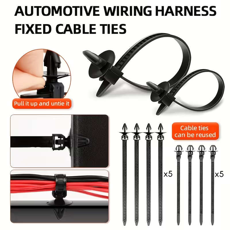 130pcs Car Retainer Clips And Fastener Remover Kit